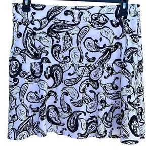 Sport Haley Paisley Print Golf Skort Size Large Athletic Activewear